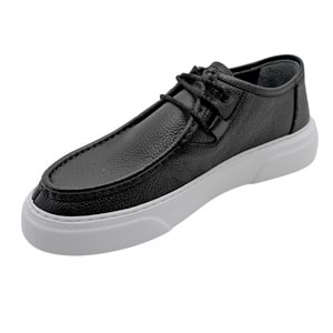 Ehil - 2251 | Hakiki Deri Erkek Casual Ayakkabı - SİYAH - 40