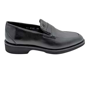 GALLER - 6142 | Hakiki Deri Erkek Klasik Loafer - SİYAH - 40