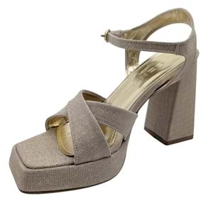 Nyvella-1 | Kadın Platform Topuklu Ayakkabı - GOLD - 35