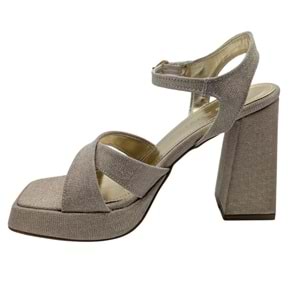 Nyvella-1 | Kadın Platform Topuklu Ayakkabı - GOLD - 35