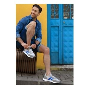 Jump - 26396 | Erkek Spor Ayakkabısı - JUMP - 26396 - GRİ-MAVİ - 40
