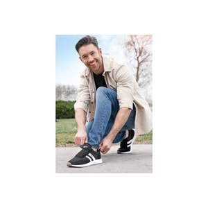 Jump - 26396 | Erkek Spor Ayakkabısı - JUMP - 26396 - SİYAH-BEYAZ - 40