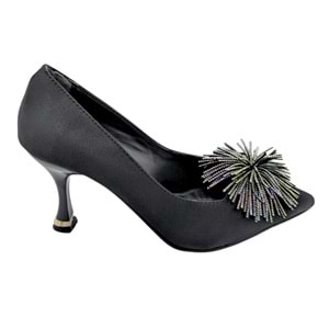 Zorva | Taş İşlemeli Stiletto Ayakkabı - ÇİĞDEM KUNDURA - Zorva - SİYAH - 40