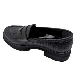 Lgoth | Kadın Topuklu Loafer Ayakkabı - SİYAH - 40