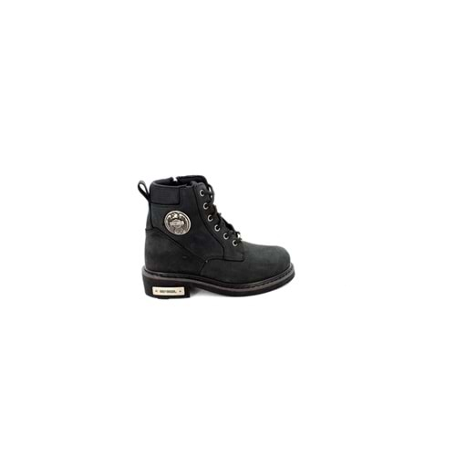 HARLEY DAVIDSON - JIM NUBUK DERI BOT - BLACK - 37 - ST00448-BLACK-37