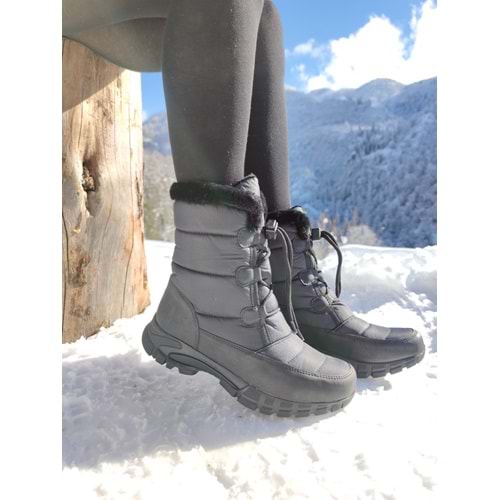 Çiğdem Kar Botu KAR2 Unisex - SİYAH - 38 - ST01231-SİYAH-38
