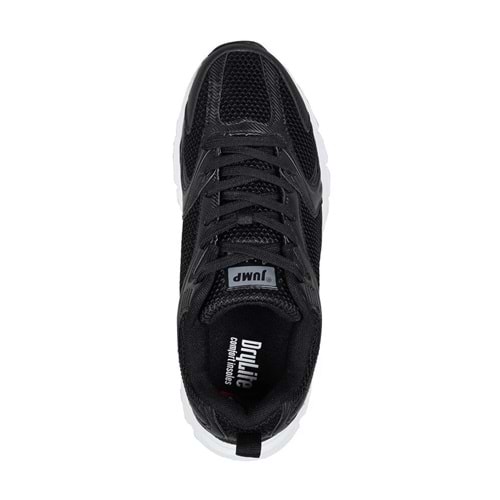 JUMP 28627 SİYAH BEYAZ SNEAKER GÜNLÜK SPOR AYAKKABI - SİYAH BEYAZ - 40