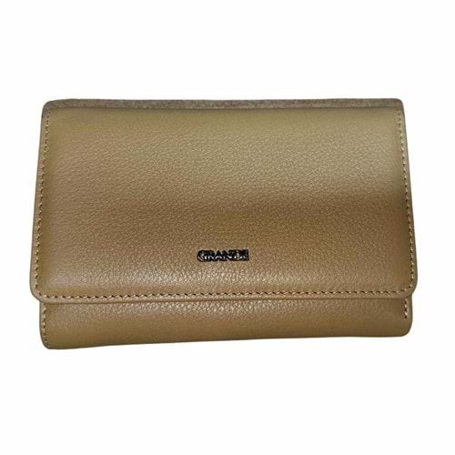 GRANDE - 2628 - GERÇEK DERİ KADIN CÜZDAN - CAMEL - STANDART