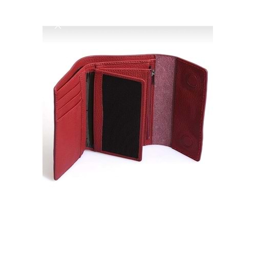 GRANDE - 2784 - GERÇEK DERİ KADIN CÜZDAN - KIRMIZI - STANDART - ST02787-14197