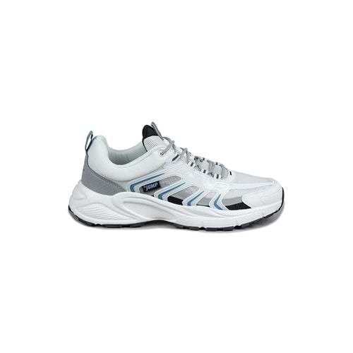 JUMP 29728 ERKEK FİLELİ GÜNLÜK SNEAKER SPOR AYAKKABI - BEYAZ-MAVİ - 40