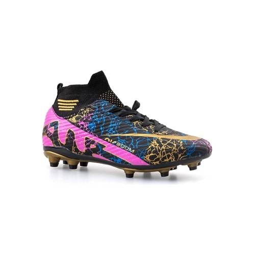 Laliga 565 Erkek Krampon - SİYAH-PEMBE - 41
