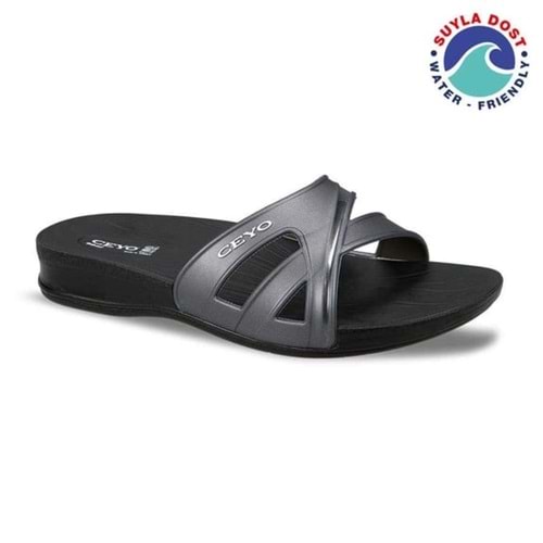 Ceyo 9942 Kadın Ortopedik Terlik - 9942 - GRİ - 37