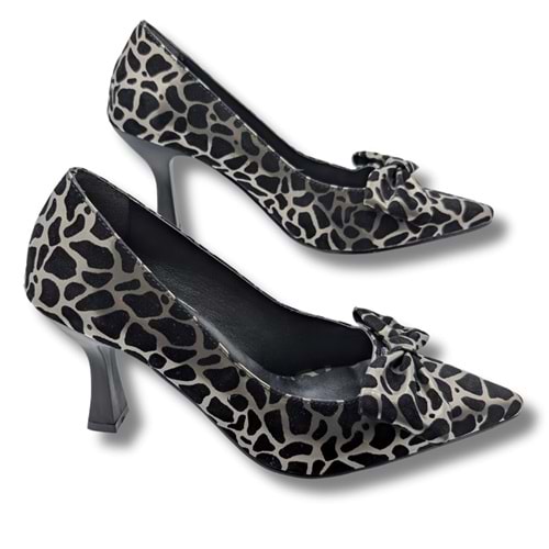 Mancharela Kadın Leopar Desenli Stiletto Ayakkabı - Mancharela - LEOPAR - 37