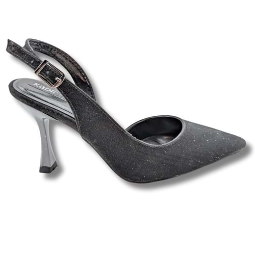 Gratia - Abiye Taşlı Stiletto - Gratia - SİYAH - 36