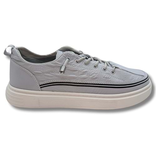Noka - Giza | Erkek Sneaker Memory Foam Taban - Noka Giza - BUZ GRİ - 41