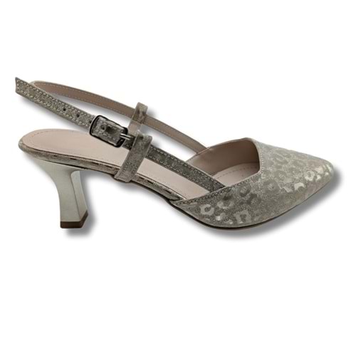Titania | Abiye Arkası Açık Stiletto - Titania - ALTIN - 37