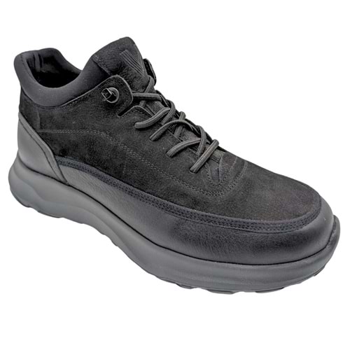 Voyager - M298 | Erkek Hakiki Deri Spor Bot - SİYAH - 40