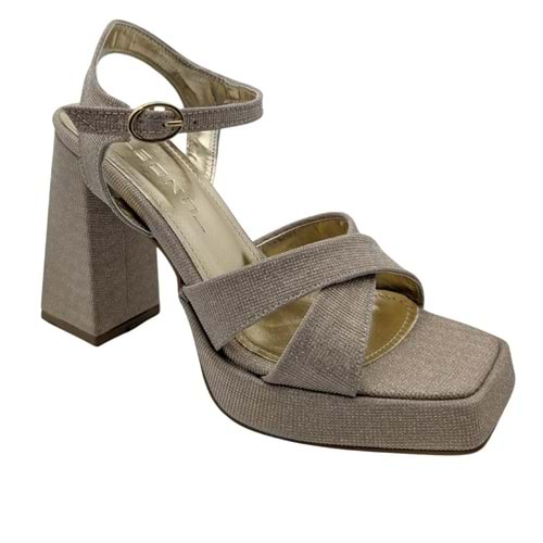 Nyvella-1 | Kadın Platform Topuklu Ayakkabı - GOLD - 35