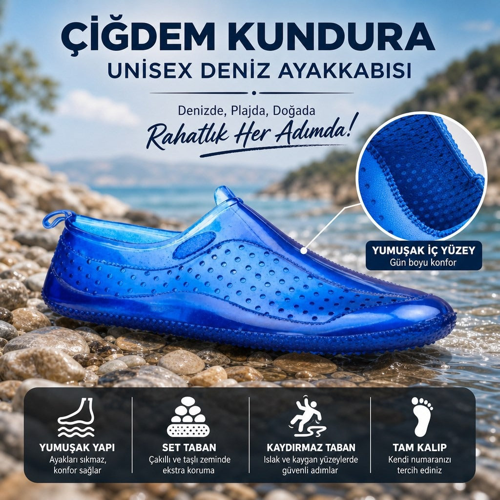 ÇİĞDEM MAVİ DENİZ AYAKKABISI Unisex - MAVİ