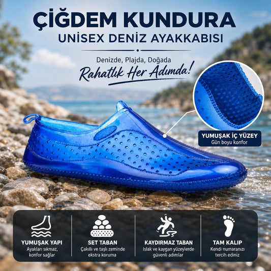 ÇİĞDEM MAVİ DENİZ AYAKKABISI Unisex - MAVİ
