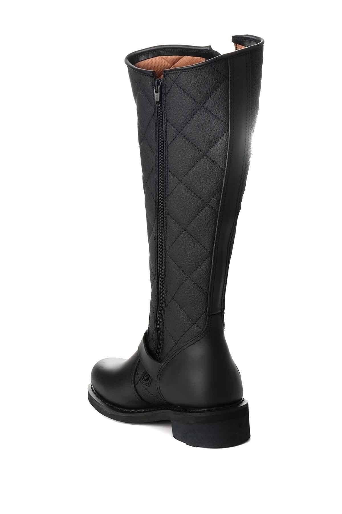 HARLEY DAVIDSON - LACONIA 644 HI - KADIN SİYAH ÇİZME - BLACK