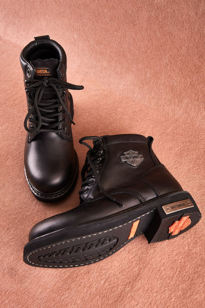 HARLEY DAVIDSON - GIBSON - KADIN CILT DERI BOT - SİYAH