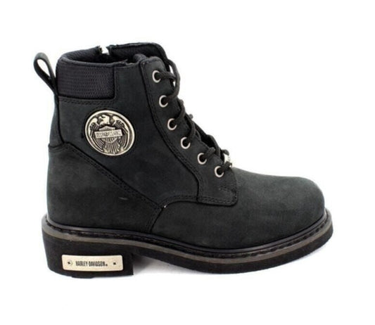 HARLEY DAVIDSON - JIM NUBUK DERI BOT - BLACK