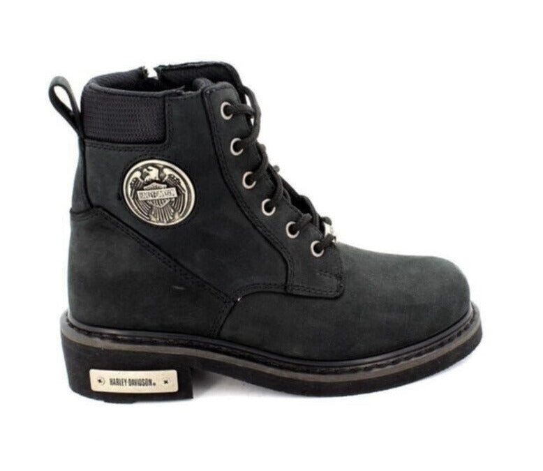 HARLEY DAVIDSON - JIM NUBUK DERI BOT - BLACK