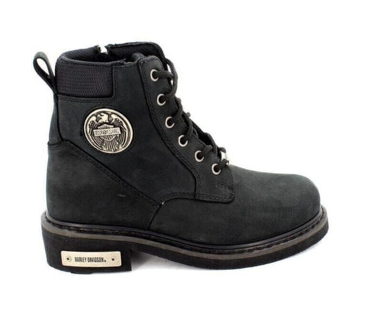 HARLEY DAVIDSON - JIM NUBUK DERI BOT - BLACK