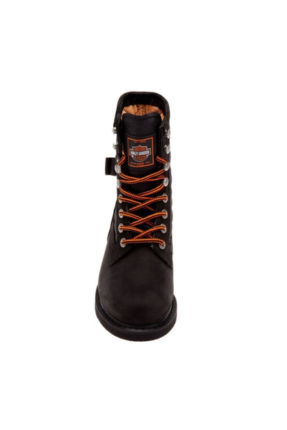 HARLEY DAVIDSON - NEW WORKER BLACK NUBUK KADIN BOT - BLACK - SİYAH