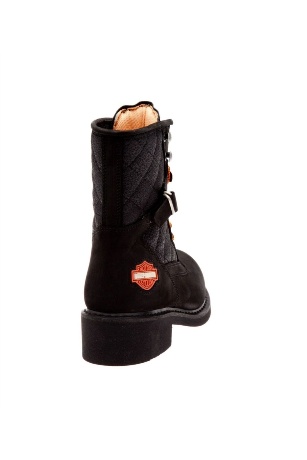 HARLEY DAVIDSON - NEW WORKER BLACK NUBUK KADIN BOT - BLACK - SİYAH