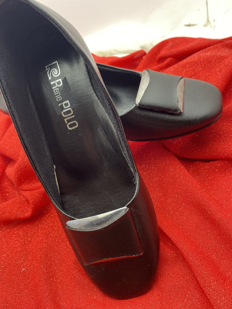 ÇİĞDEM KALIN TOPUKLU KALSİK BABET AYAKKABI ( A1B ) - SİYAH