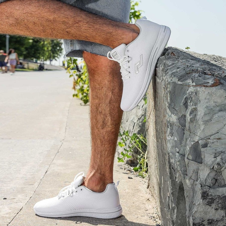 24938 BEYAZ ERKEK SPOR SNEAKER AYAKKABI - BEYAZ