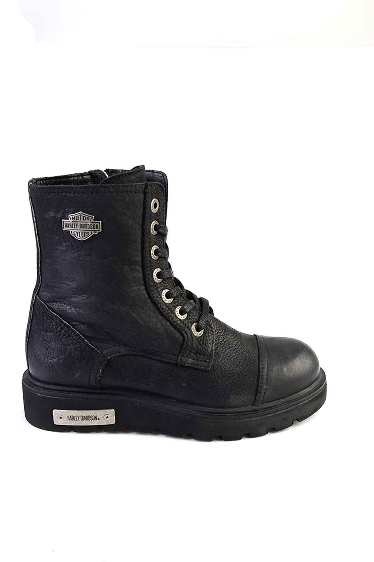 HARLEY DAVIDSON - TUMS - Bayan Bot - SİYAH
