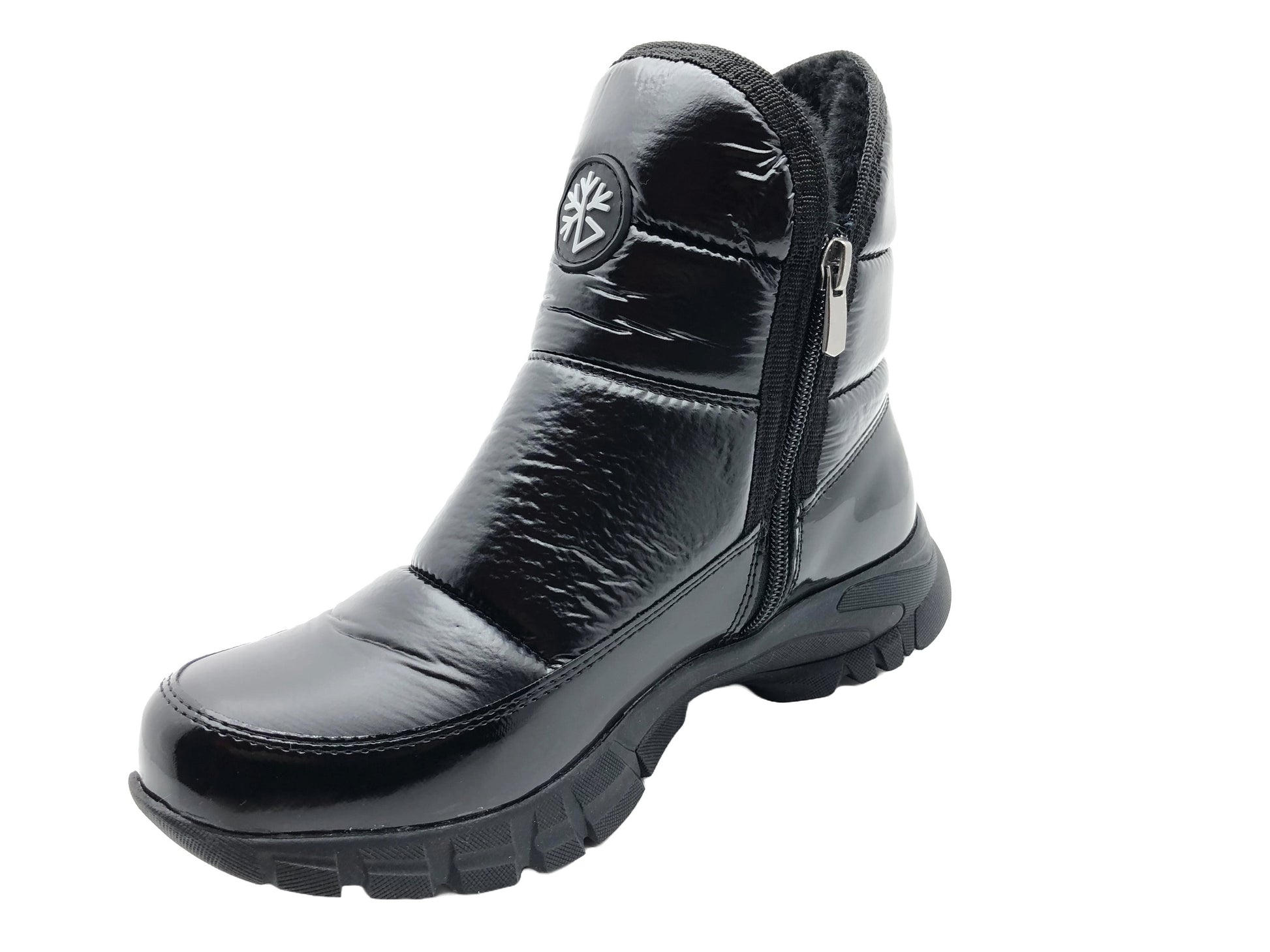 Çiğdem Kar Botu KAR 1D Unisex - SİYAH-RUGAN-ARMALI