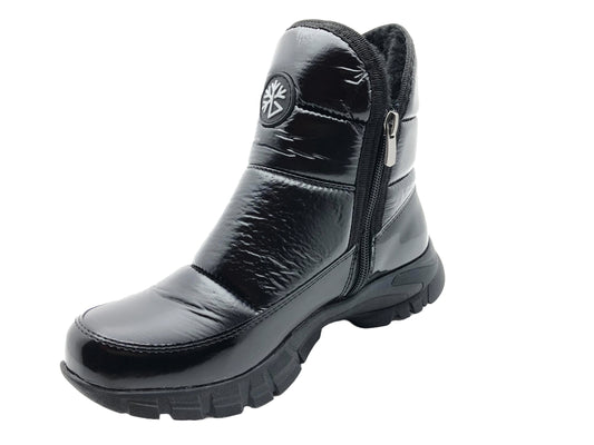 Çiğdem Kar Botu KAR 1D Unisex - SİYAH-RUGAN-ARMALI