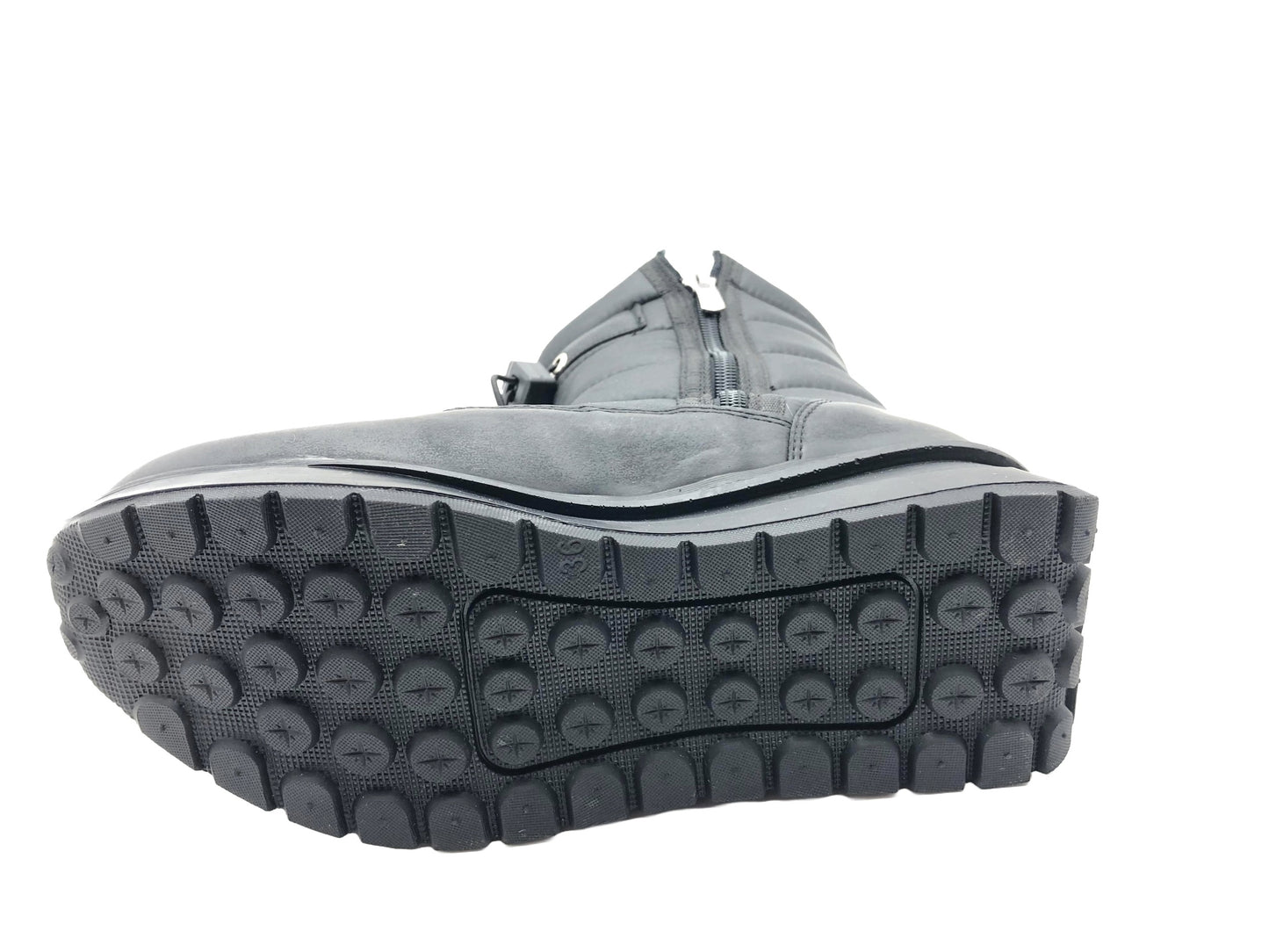 Çiğdem Kar Botu Unisex - KAR 8 - SİYAH-YANDAN-FERMUARLI