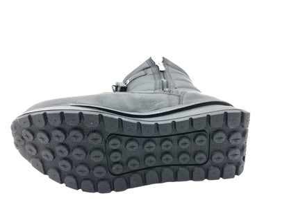Çiğdem Kar Botu Unisex - KAR 8 - SİYAH-YANDAN-FERMUARLI