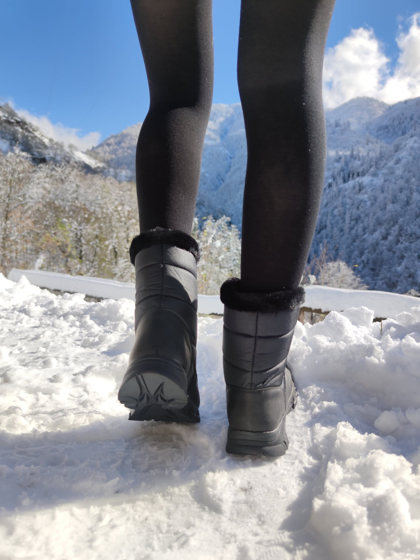 Çiğdem Kar Botu KAR2 Unisex - SİYAH