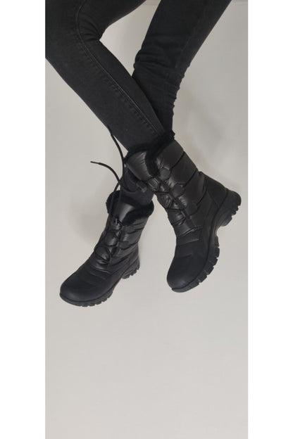 Çiğdem Kar Botu KAR2 Unisex - SİYAH