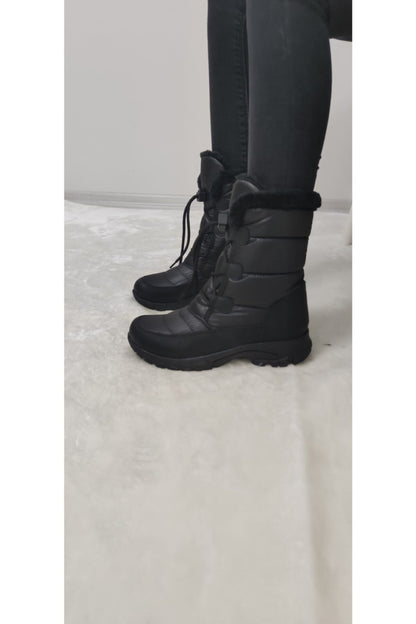 Çiğdem Kar Botu KAR2 Unisex - SİYAH