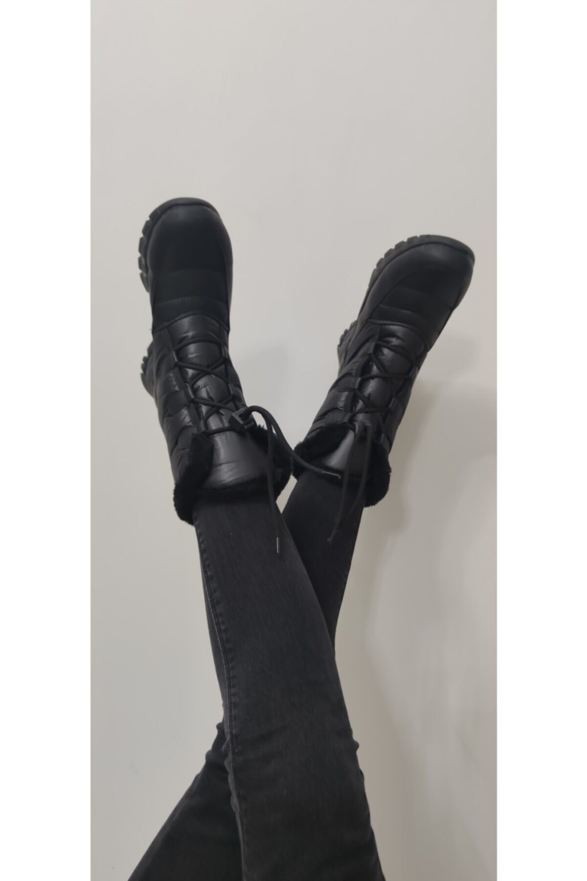 Çiğdem Kar Botu KAR2 Unisex - SİYAH