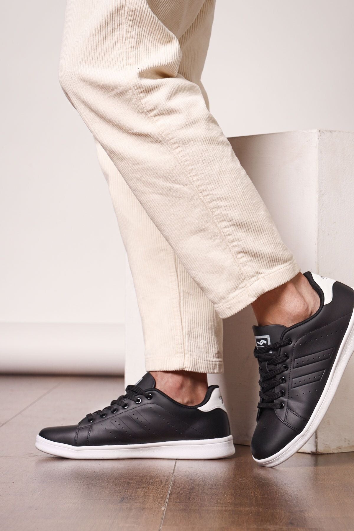 JUMP 15307 C-BLACK/WHİTE - SİYAH BEYAZ