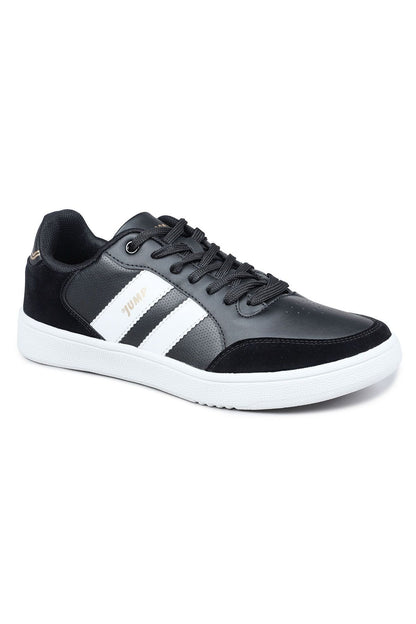 JUMP 28164 E-BLACK-WHITE-CAMEL ERKEK SPOR AYAKKABI - SİYAH-BEYAZ