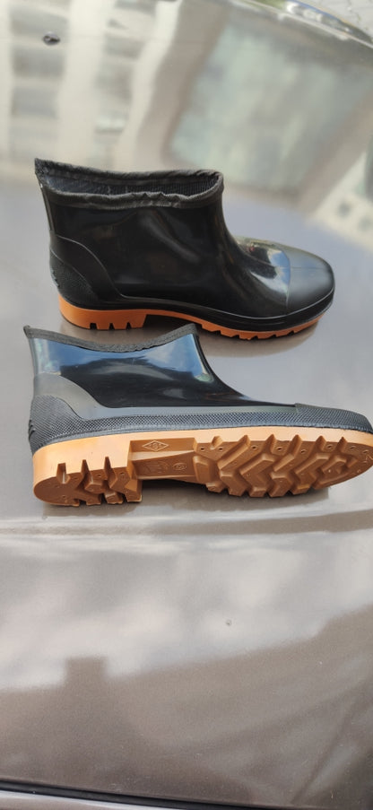 ULAŞ SİYAH RENÇBER BAHÇE KISA LASTİK ÇİZME Unisex - SİYAH