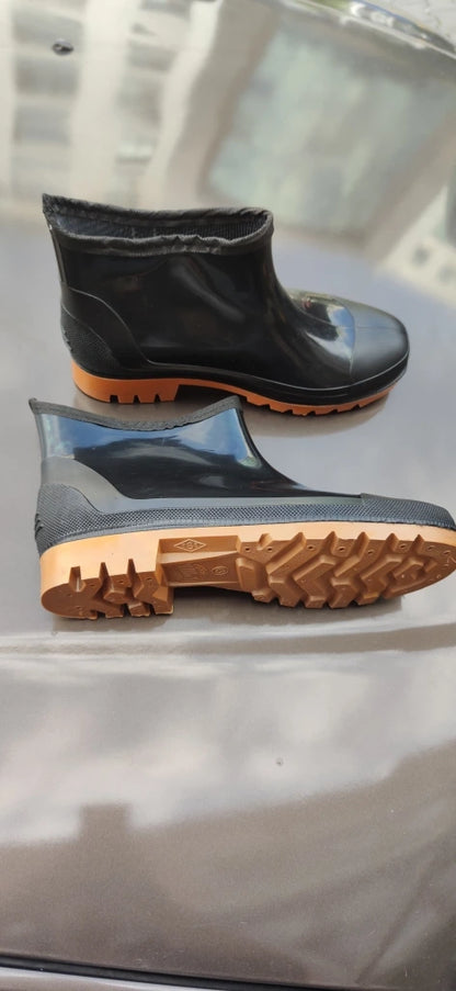 ULAŞ SİYAH RENÇBER BAHÇE KISA LASTİK ÇİZME Unisex - SİYAH