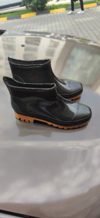 ULAŞ SİYAH RENÇBER BAHÇE KISA LASTİK ÇİZME Unisex - SİYAH
