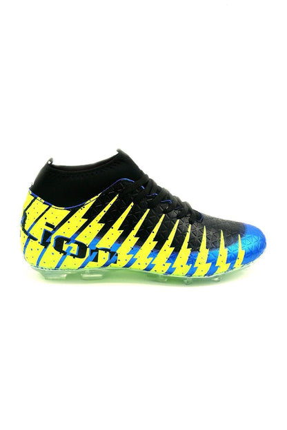 ÇORAPLI DİŞLİ KRAMPON FUTBOL AYAKKABI - SİYAH-NEON YEŞİL