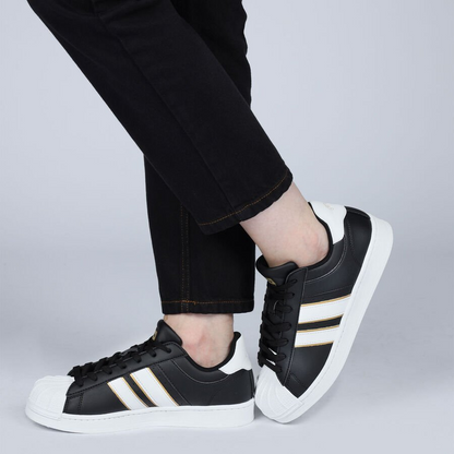 JUMP 28787 SİYAH BEYAZ KADIN SNEAKER GÜNLÜK SPOR AYAKKABI - SİYAH BEYAZ