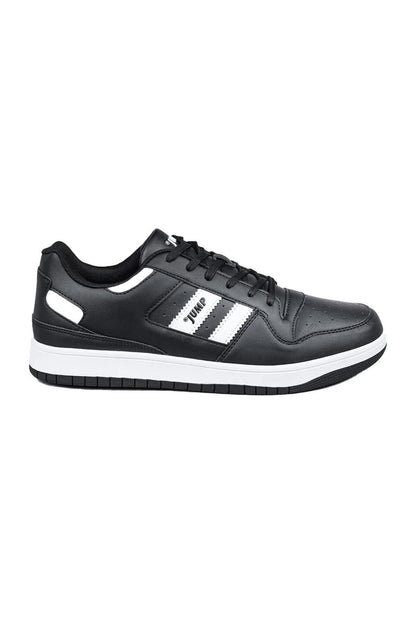 JUMP - 28505 SİYAH/BEYAZ ERKEK SNEAKER SPOR AYAKKABI - SİYAH BEYAZ